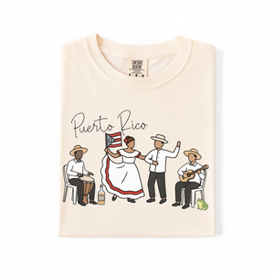 Camiseta Comfort Colors de Cultura Boricua, Camiseta de Danza Folclórica Puertorriqueña, Camiseta Promocional de Herencia Latina Hispánica - Product Image 2