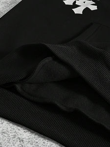 Sweat à capuche imprimé tendance pour homme, style pull/fermeture éclair, hiver, personnalisé, en tissu polaire respirant et confortable en coton/polyester - Product Image 4