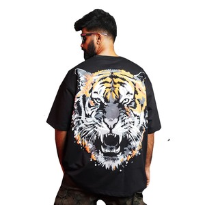 2025 camisetas de verano Boxy Fit para hombres 100% algodón ligero 3D Puff impreso bajo MOQ de gran tamaño para Puff estampado camisetas en oferta - Product Image 1