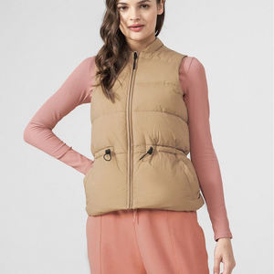 Chaqueta de invierno personalizada para mujer Chaleco acolchado ajustable Bordado Prendas de abrigo largas Tallas grandes Cálido y ligero - Product Image 6