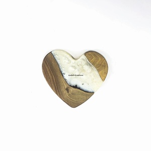 Juego de Posavasos de Resina Epoxi con Forma Irregular, 10 mm de Grosor, Multicolor, Hechos a Mano, Románticos, para Mesa, Hogar, Regalo, Decorativos - Product Image 4