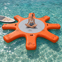 Plateforme flottante gonflable sur mesure pour SUP, yoga aquatique et sports nautiques en plein air