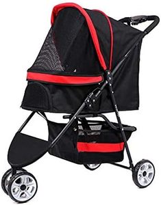 TH-PSP-466 personnalisable léger cadre en aluminium siège de voiture 4 roues voyage poussette pour animaux de compagnie soutien Pet voyage transporteur - Product Image 4