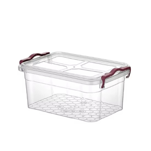 Contenedor de Almacenamiento de Plástico Multiusos con Ruedas CATEEM MRD014 de 7.5L, Rectangular, con Cierre, Ecológico, de Gran Capacidad, Duradero para Alimentos - Product Image 1