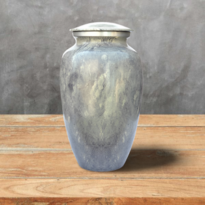 Urna de cremación de aluminio de la serie clásica para adultos Urna de cenizas conmemorativas funerarias - Product Image 6