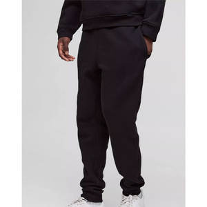 Pantalon de survêtement de jogging pour hommes personnalisé 100% coton pantalon de survêtement décontracté à taille haute et à rayures incurvées avec cordon de serrage avec service OEM - Product Image 1