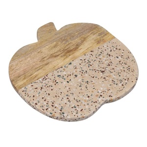 Nuevo diseño 2025 Tabla de cortar de madera y mármol Tabla de cortar Rectángulo personalizado Respetuoso con el medio ambiente Artesanía India de la mejor calidad - Product Image 2