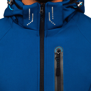 Quantité minimale de commande basse homme veste imperméable veste Softshell personnalisé grande taille coupe-vent à capuche vêtements de sport automne extérieur vestes imperméables - Product Image 4