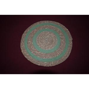 Mantel Individual Redondo de Lujo Tejido a Mano, Suministro al por Mayor, de Pasto Marino con Algodón Dori, a Bajo Precio - Product Image 1