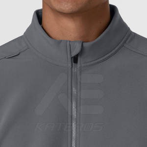 Veste de gommage décontractée de style unique Veste de gommage en polyester Veste de gommage à logo personnalisé - Product Image 4