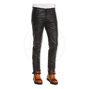 Fashion Pants New Style Soft Sheep <b>Leather</b> <b>Trouser</b> For Men - Product Image 3