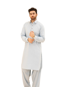 Ensemble Salwar Kameez en coton de qualité supérieure pour homme Festival traditionnel Kurta Shalwar pour fête Tissé à la main Coton de qualité supérieure pour homme Festival - Product Image 2