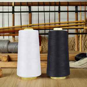 Hilo DE COSER bordado de algodón 100% al por mayor hilo peinado para tejer y coser patrón crudo - Product Image 6