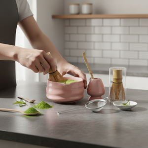 Juego de Ceremonia de Matcha, Juego de Regalo de Té Japonés con Tazón, Batidor y Cuchara para Rituales en el Hogar - Product Image 6