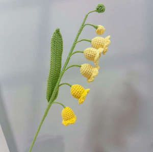 Nouveauté 2025 – Vente en gros usine – Fleurs au crochet faites main, modèles Muguet finis, pur artisanat - Product Image 5