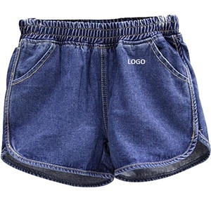 Venta al por mayor Niñas Pantalones cortos de mezclilla Mujeres Nuevo diseño de cintura alta Casual Jeans al aire libre Pantalones cortos de mezclilla para las mujeres - Product Image 3