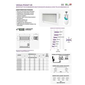 Rejilla de Ventilación Motorizada Blanca Tecnosystemi con Control Remoto IR - Product Image 3