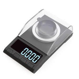 ميزان حلي عالي الدقة 0.001 ميزان جيب رقمي 50 جم 0.001 جم ميزان وزن الذهب لوزن الماس - Product Image 5