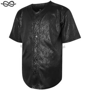 Maillot de Baseball solide pour hommes blanc uni Hip Hop Hipster maillot de Baseball chemises boutonnées uniformes de sport hommes femmes maillot - Product Image 2