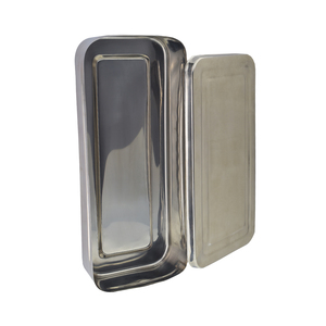 กล่องใส่อุปกรณ์ฆ่าเชื้อทำจากสเตนเลสสตีลสำหรับใช้รักษาอาการปลอดเชื้อกล่องกลวงแบบสี่เหลี่ยม - Product Image 3