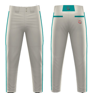 Precio de fábrica Ropa de béisbol Poliéster Jóvenes Adultos Tallas grandes Equipo Ropa deportiva Sublimación Pantalones de béisbol impresos - Product Image 1