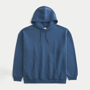 Venta al por mayor de peso pesado sin cordón pulóver Sudadera con capucha Logotipo de impresión digital personalizado francés Terry algodón de gran tamaño hombres sudaderas con capucha para hombres - Product Image 4
