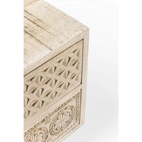 Meubles de chambre à coucher en bois massif rustique traditionnel, table de chevet à deux tiroirs, table de nuit, finition antique, utilisation dans les salles à manger, les hôtels, les salons