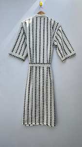 Block Print Cotton Kimono Robe <b>Bridesmaid</b> <b>Dressing</b> <b>Gown</b> Summer Nightwear One Size - Product Image 4