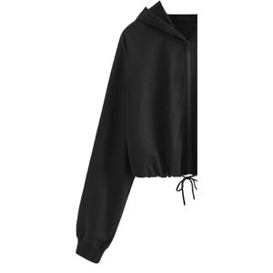 Vestido Sudadera de Felpa Personalizado para Mujer, 100% Algodón, Transpirable, Resistente al Viento, Ecológico, Diseño en Relieve, Bordado, Hombros Caídos - Product Image 6