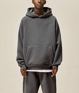 Sweat-shirts de luxe pour hommes à épaules tombantes, épais (700 GSM, 600 GSM, 430 GSM), 100% coton, respirants, avec poches, pour l'hiver, vente en gros - Product Image 2