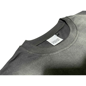 Venta al por mayor de peso pesado Vintage Camiseta para los hombres 230GSM algodón lavado ácido personalizado Streetwear Logo Oversized Fit largo liso estampado - Product Image 2