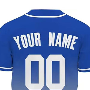 Nueva Llegada de Ropa Deportiva, Jersey de Béisbol con Nombre Personalizado Impreso, Tela 100% Poliéster, Mejor Precio - Product Image 5