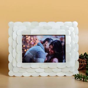 Marco de fotos de metal de diseño personalizado de la mejor calidad, pulido, incluye logotipo, caja de regalo, cuerno, hueso, resina de madera, tamaño de color personalizado - Product Image 2