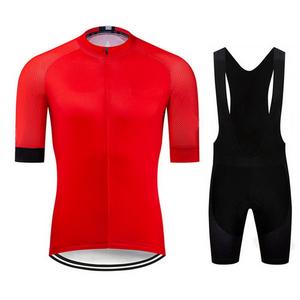 Conjunto de Uniforme de Ciclismo Personalizado de Alta Calidad para Hombre, Jersey de Ciclismo y Culote Corto con Tirantes, en Venta a Bajo Precio - Product Image 5