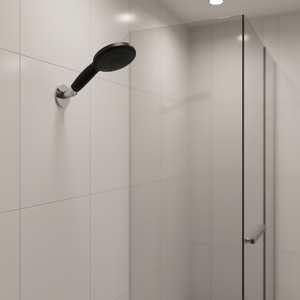Pommeau de douche de remplacement en plastique noir pour les modèles 4000 819 681 et 4000 819 684, articles de bain et toilettes - Product Image 3