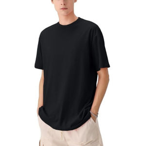 Camiseta de Algodón de Corte Cuadrado, Estilo Holgado, Peso Pesado, Lavado Vintage para Hombre - Product Image 6