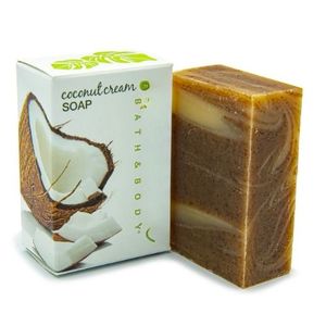 Jabón de Coco Vegano Orgánico Hecho a Mano para Uso Diario, Limpieza Profunda Facial, Blanqueamiento e Hidratación, de Vietnam - Product Image 1