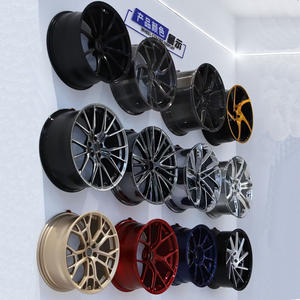 Rines Cóncavos Cromados de <span class=keywords><strong>2</strong></span>/3 Piezas de 22, 26 y 28 Pulgadas, Rines de Aleación Forjados por Estiramiento, Diseño de Rines Fogato, Labios Profundos - Product Image 3