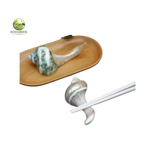 Natural Seashell <b>Chopstick</b> Rest Eco-friendly Mother of Pearl <b>Holder</b> Raw Spoon Rest Dining Table Shell Decor Home & Business Gift - Product Image 5