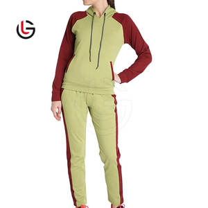 Chándales de mujer ligeros de calidad superior al por mayor de piel granate de color personalizado ropa para correr ropa chándales de mujer - Product Image 1