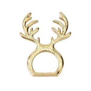 Rond de serviette fait à la main en gros moderne décoratif feuille Designer couleur or vintage personnalisé logo imprimé antique ronds de serviette - Product Image 2