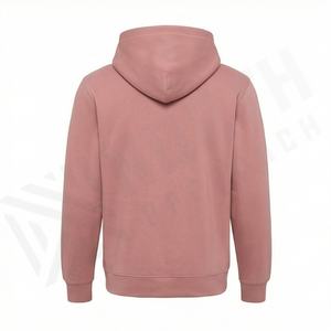 Sweat à capuche personnalisé en coton doux, brodé, uni, coupe oversize, veste chaude, vêtement de sport décontracté, streetwear - Product Image 2