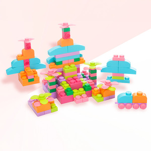 Lot de 42 blocs de construction éducatifs en plastique à grande hélice souple pour enfants - Product Image 6