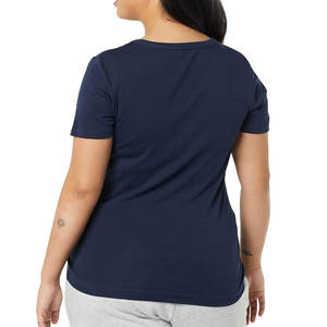 T-shirt en coton biologique de haute qualité 202 en gros d'été de conception de logo personnalisée de style décontracté de haute qualité 100% - Product Image 2