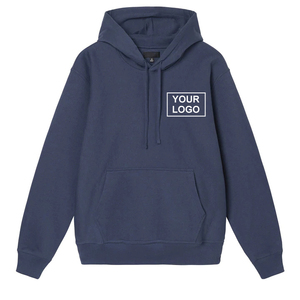 Sweat-shirt unisexe à capuche en molleton 100% coton, nouvelle conception 2025, couleurs unies, broderie, personnalisation élégante - Product Image 4