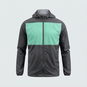 Veste de pluie unisexe à prix abordable, imperméable, avec fermeture éclair, pour l'hiver, décontractée, pour usage extérieur, séchage rapide, légère, avec logo personnalisé - Product Image 1