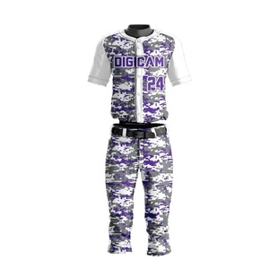 Uniformes de Baseball à coupe régulière, vêtements confortables, ensemble de maillots de Baseball sublimés entièrement personnalisés - Product Image 2