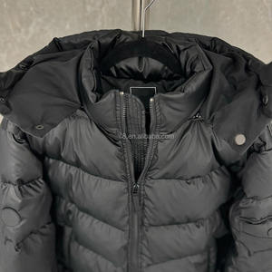 แจ็กเก็ตขนเป็ดแบบถอดได้สำหรับผู้ชายเสื้อแจ็คเก็ตขนเป็ดแบบลำลองแนวสตรีทฤดูหนาวดีไซน์ตามสั่ง - Product Image 3