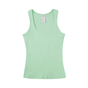 เสื้อกล้ามสตรีทไซส์พิเศษผ้าคอตตอนถักแขนกุดสำหรับผู้หญิงเสื้อผ้าแนวสตรีทไซส์ใหญ่พิเศษออกแบบได้ตามต้องการสำหรับฤดูร้อน - Product Image 3