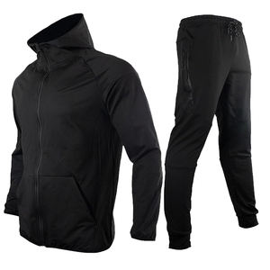 Ensemble de jogging à capuche en polaire pour homme de couleur unie avec écran DTF DTG et impression numérique par sublimation - Product Image 4